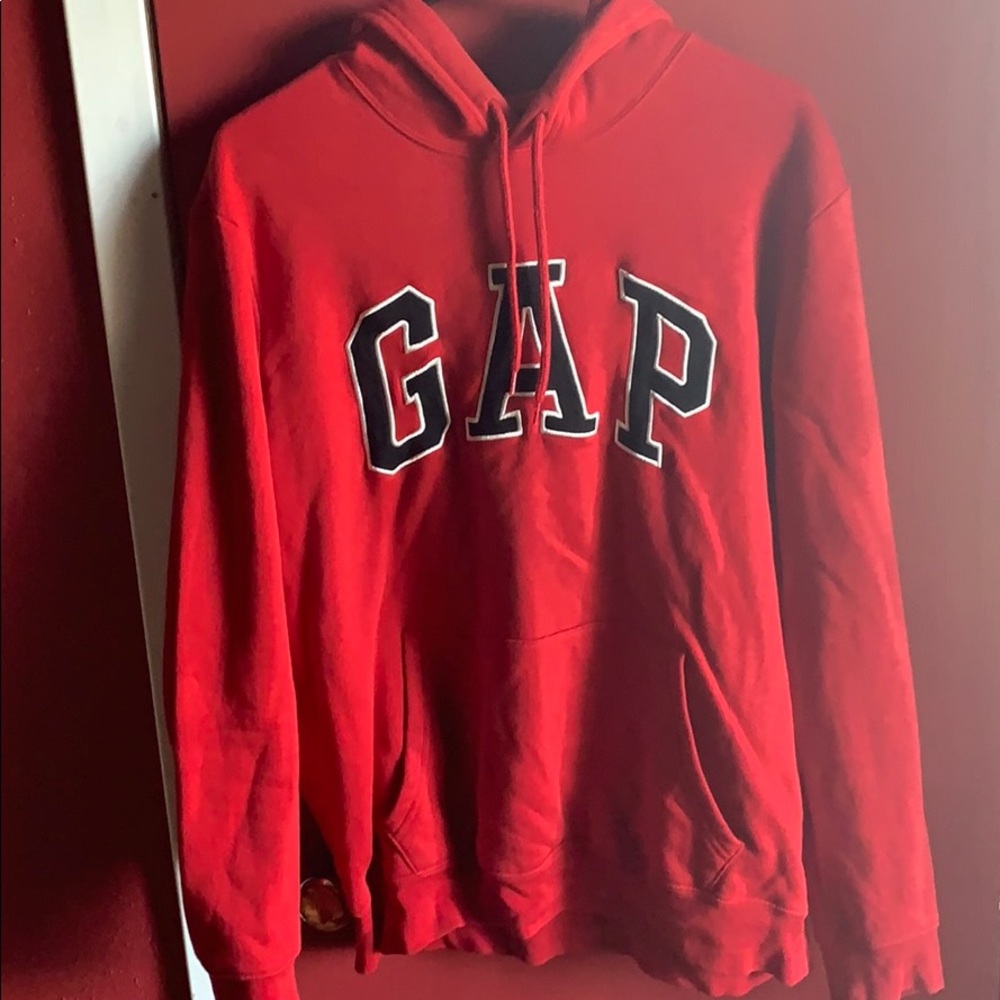 Red Gap Pullover Hoodie (Medium)